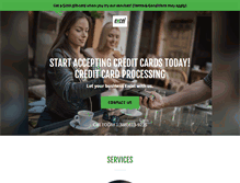 Tablet Screenshot of excelmerchantservices.com